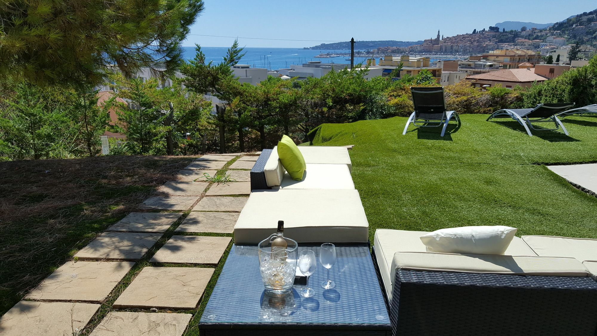 Cap Au Sud,Vue Panoramique Mer,Piscine Mentona Zewnętrze zdjęcie